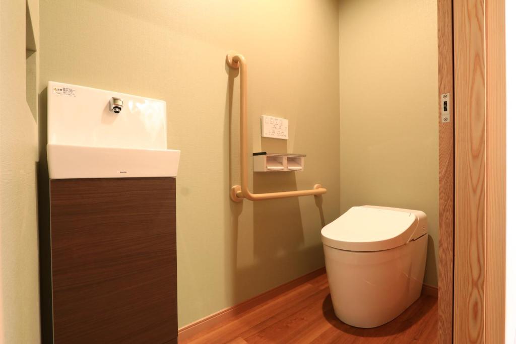 Koupelna v ubytování Masuya Ryokan