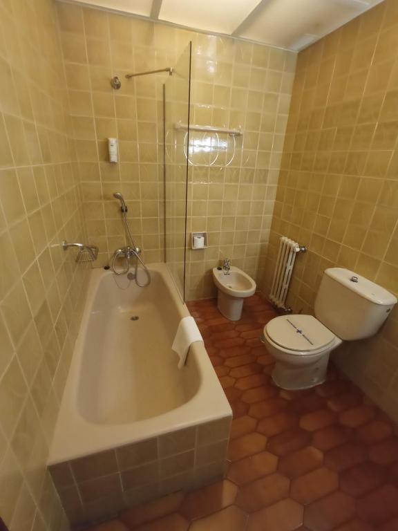 Koupelna v ubytování Hotel ELE Acueducto