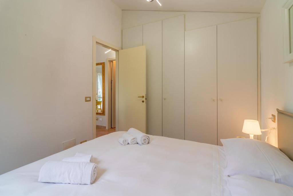 Postel nebo postele na pokoji v ubytování CASA CAMILLA Relax con una vista da sogno