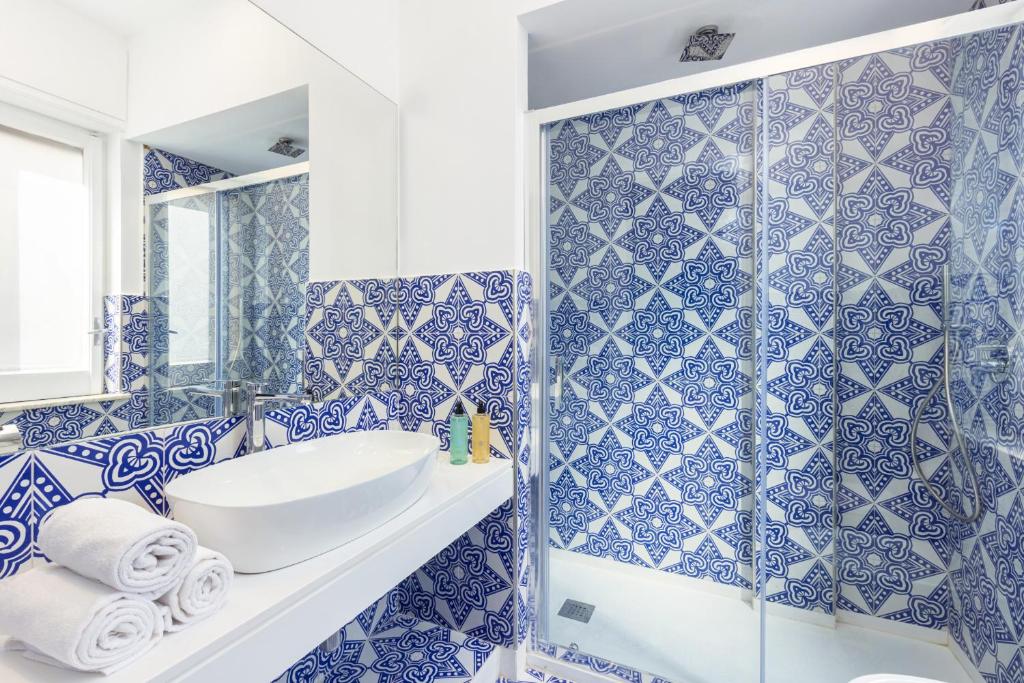 Łazienka w obiekcie Blue Splendor Sorrento Apartment