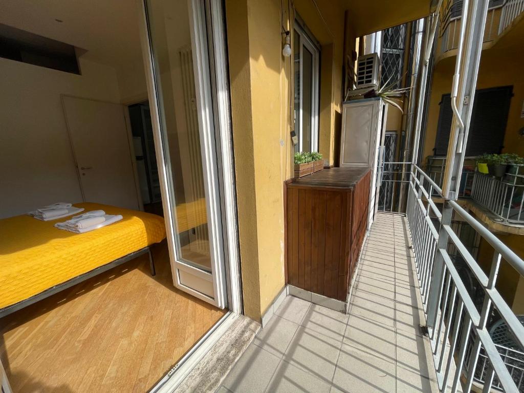 Balkón alebo terasa v ubytovaní La tua Casetta in Centro
