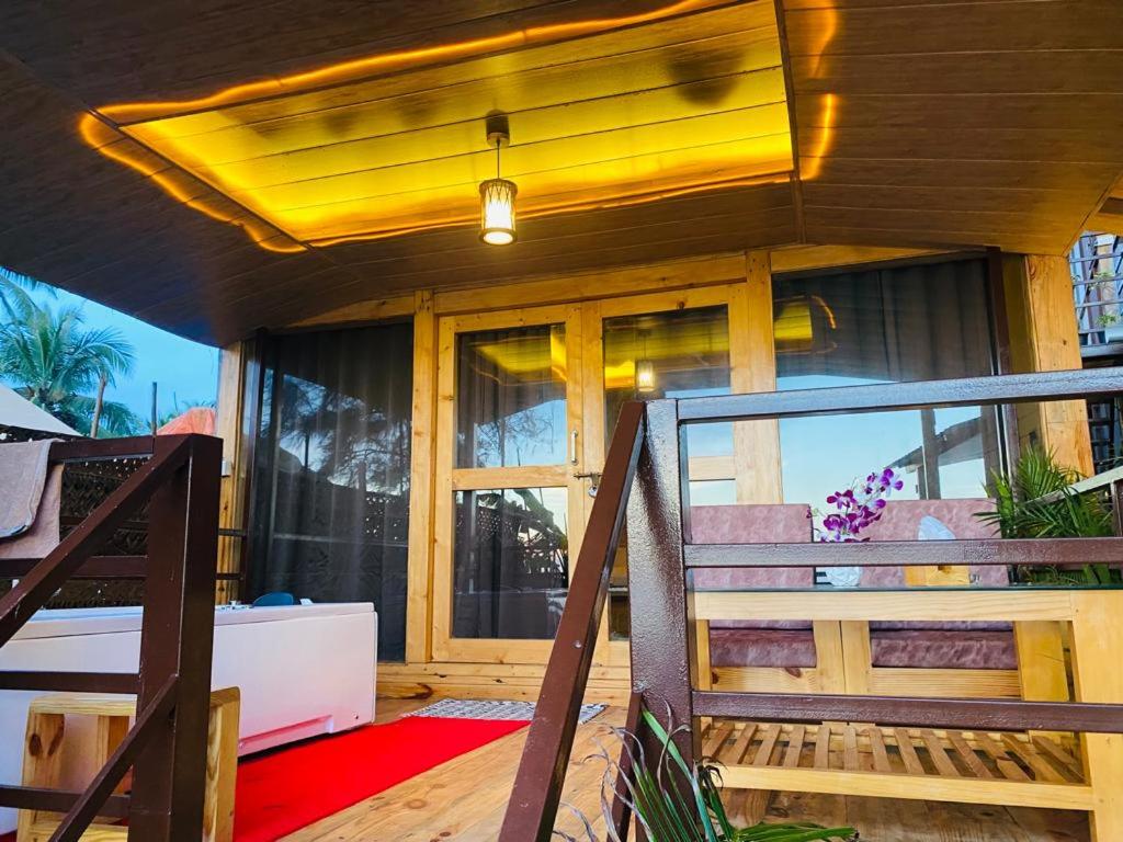 Balkón nebo terasa v ubytování Agonda Serenity Beach Villa