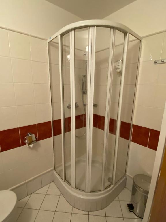 Koupelna v ubytování Zámecký Hotel Zlatý Orel