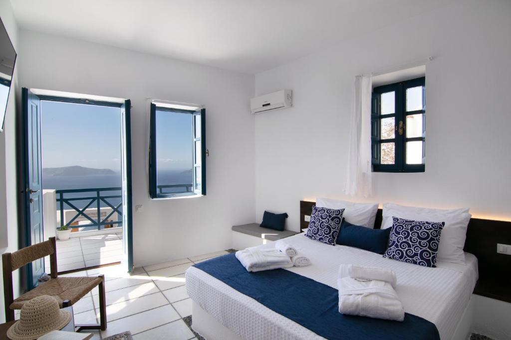 Postel nebo postele na pokoji v ubytování DELION VIEW HOTEL