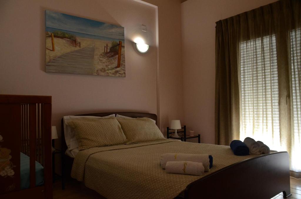 Posteľ alebo postele v izbe v ubytovaní Romantic Evas Cottage