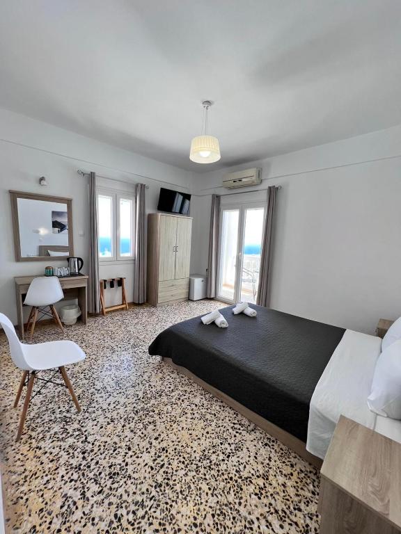 TV a/nebo společenská místnost v ubytování Firaxenia rooms