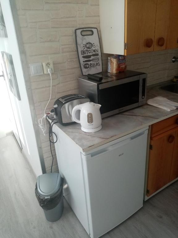 Kuchnia lub aneks kuchenny w obiekcie Apartmán BlueA