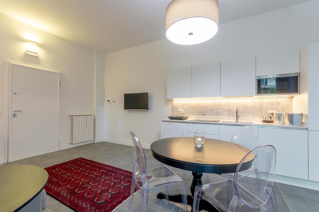 Kuchyňa alebo kuchynka v ubytovaní Florence Michelangelo Suite Apartment