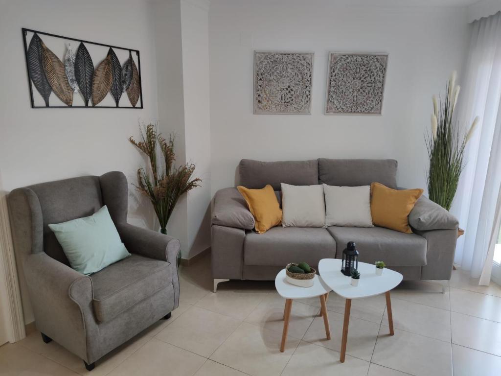 Część wypoczynkowa w obiekcie Apartamento El Capacho