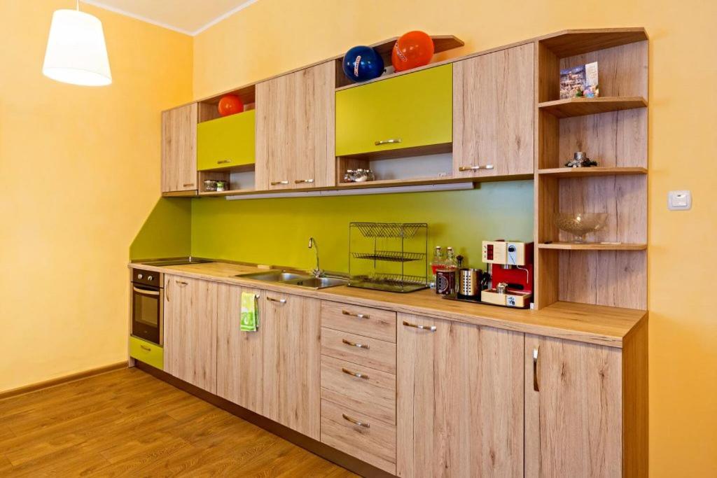 A kitchen or kitchenette at Villa Dryanovo