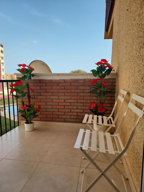 Balkon lub taras w obiekcie Apartamento El Capacho