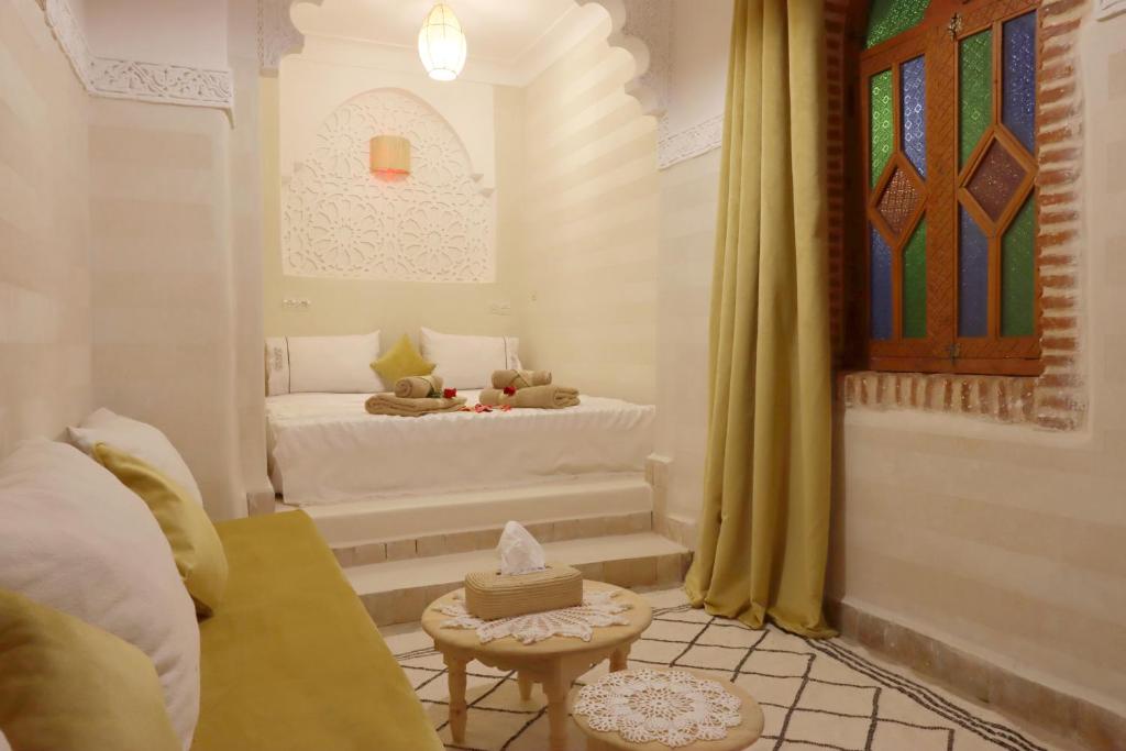 Posezení v ubytování Riad Venezia