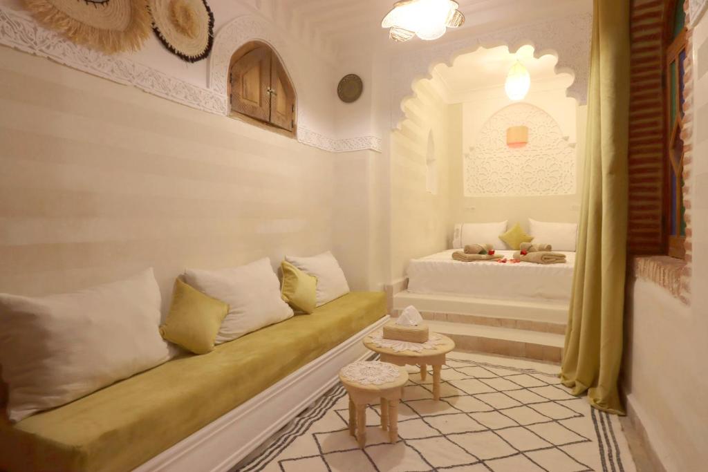 Posezení v ubytování Riad Venezia