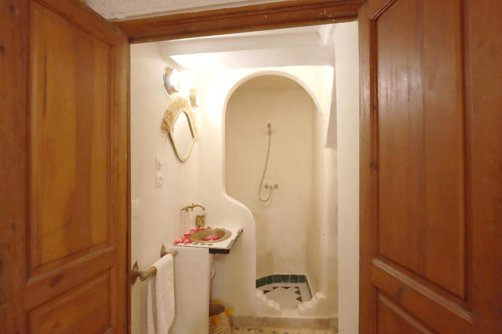 Koupelna v ubytování Riad Venezia
