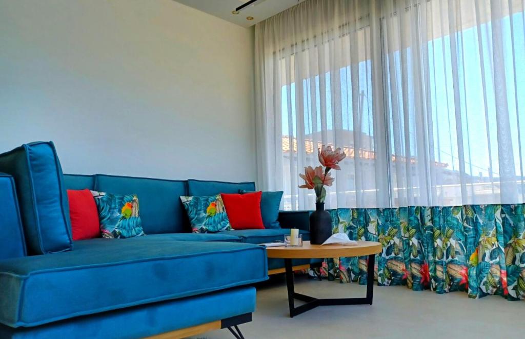 Posezení v ubytování En Plo Studios & Apartments