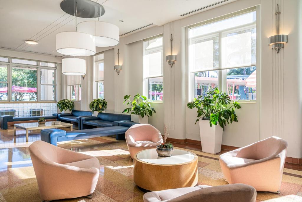 Posezení v ubytování Clevelander Hotel