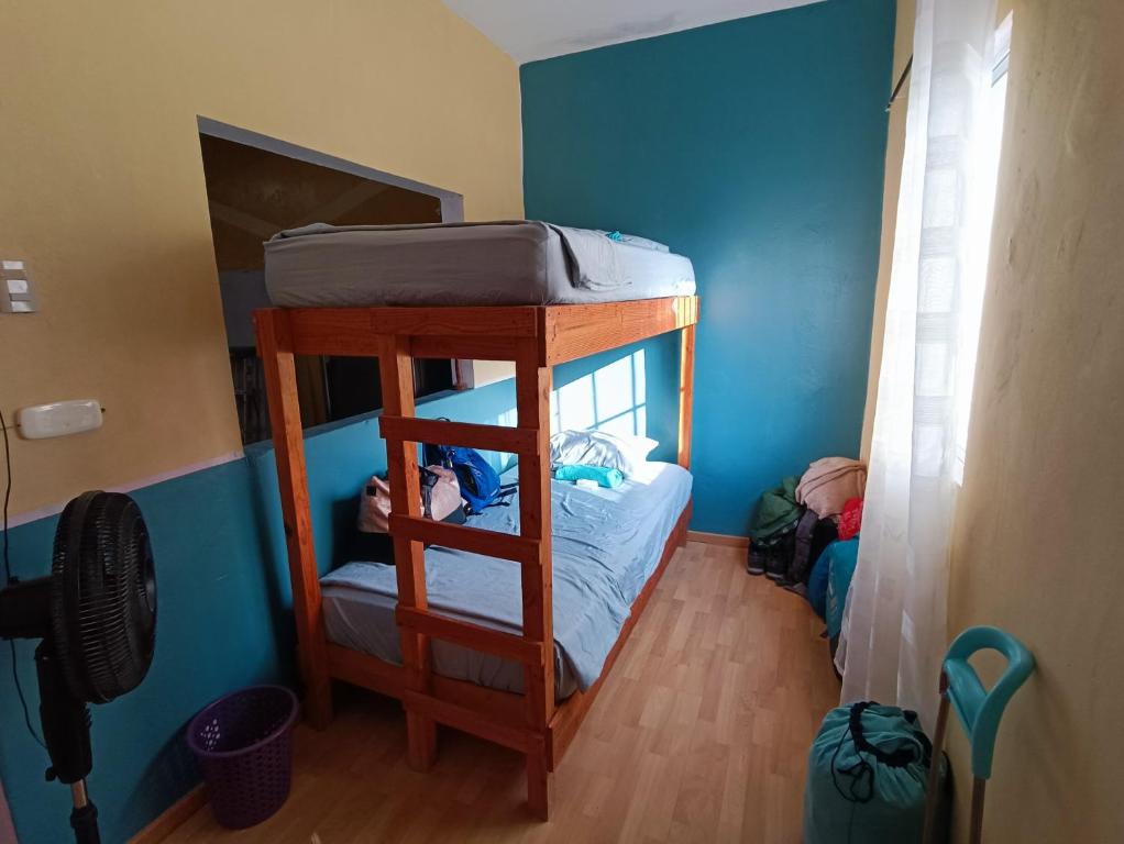 Postel nebo postele na pokoji v ubytování Hostal a 10 min del centro de Veracruz
