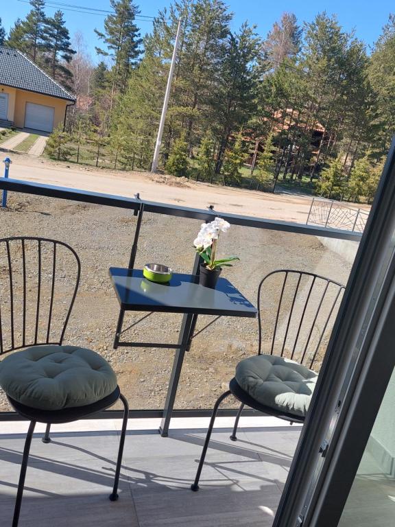 Uma varanda ou terraço em Apartlux Helena1