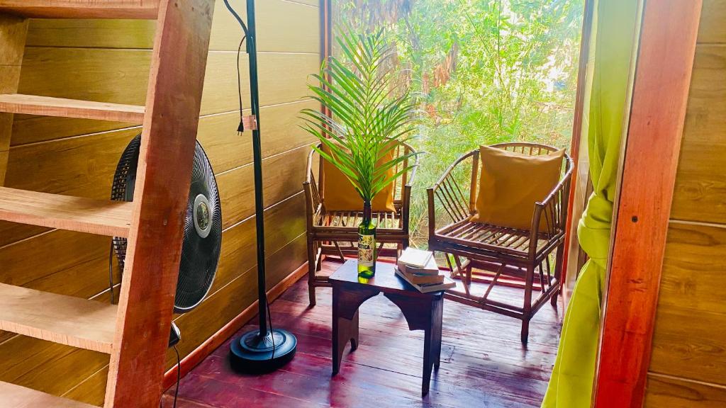 Balkón nebo terasa v ubytování Guest House Pura Vida