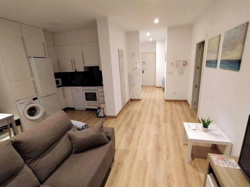 Μια τηλεόραση ή/και κέντρο ψυχαγωγίας στο Apartment in Ourense near Hot Springs
