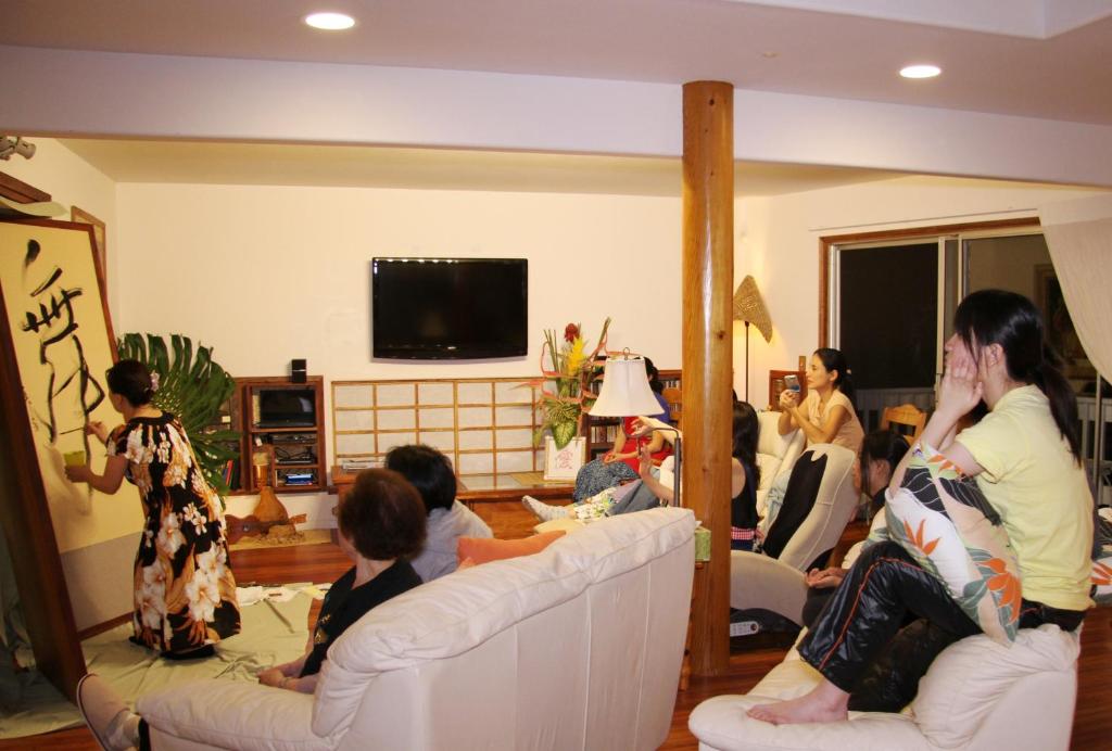 TV o dispositivi per l'intrattenimento presso GUEST HOUSE IN HILO