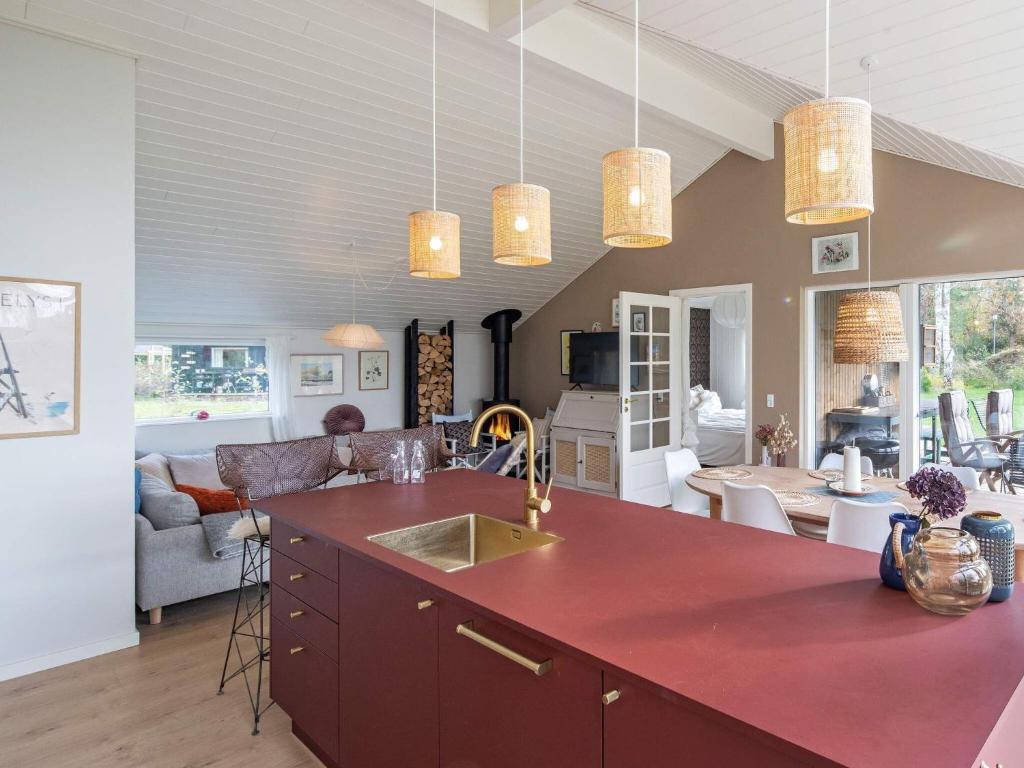 Posezení v ubytování Holiday home Væggerløse CCX