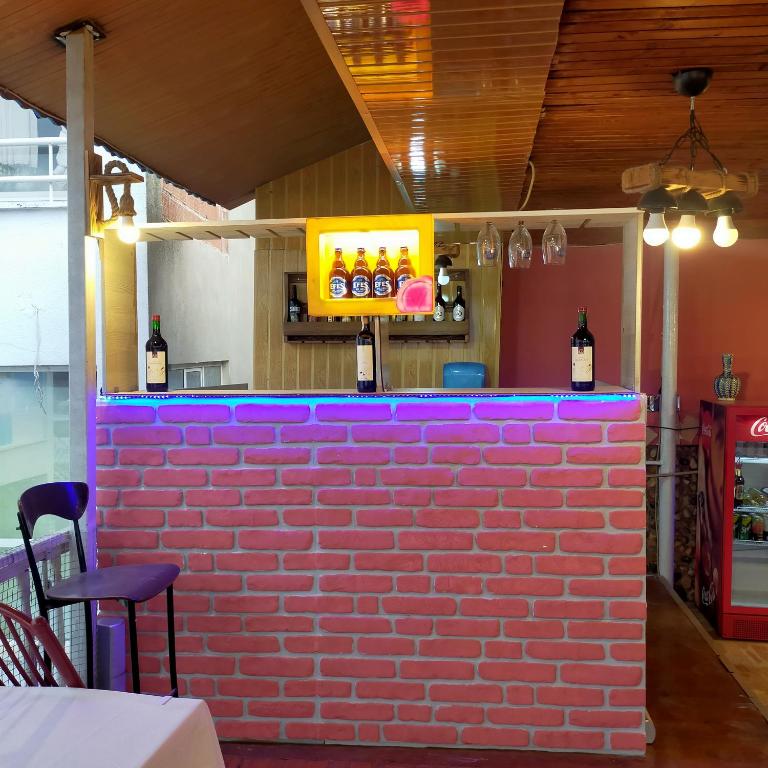 Lounge nebo bar v ubytování Mustafa Hotel