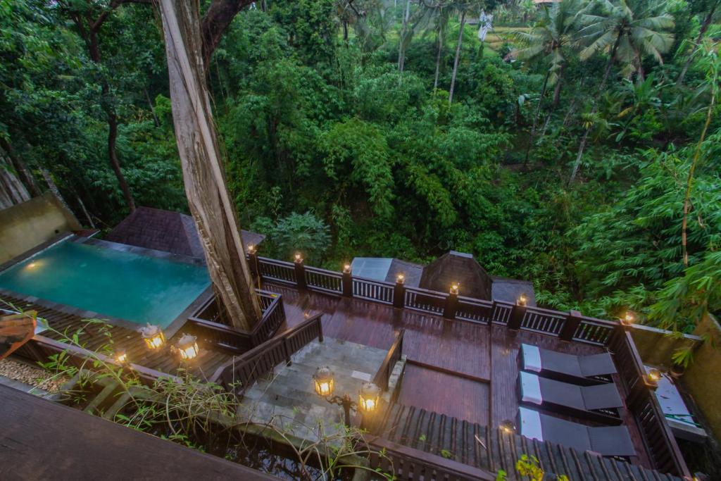 Zahrada ubytování Graha Petulu Ubud by Pramana Villas