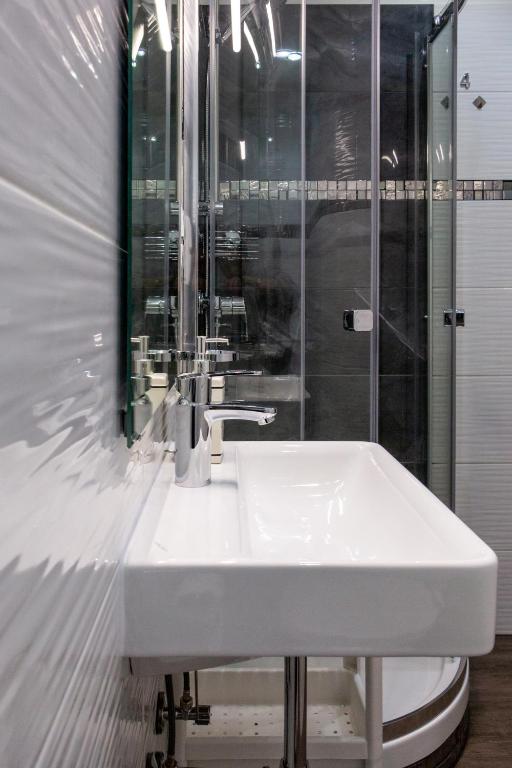 Koupelna v ubytování Vienna Boutique - Premium Hostel