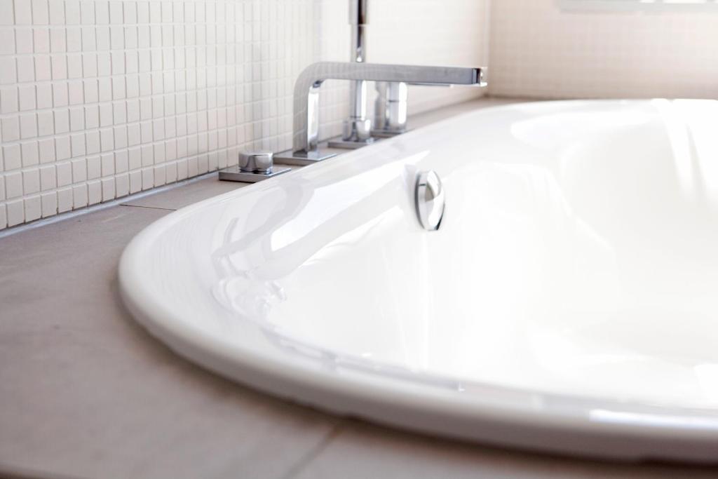 Koupelna v ubytování Vesper Hotel