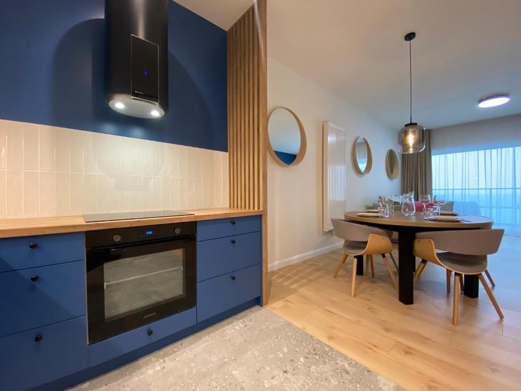 Kuchyňa alebo kuchynka v ubytovaní Apartament Nautica Resort Q4Apartments