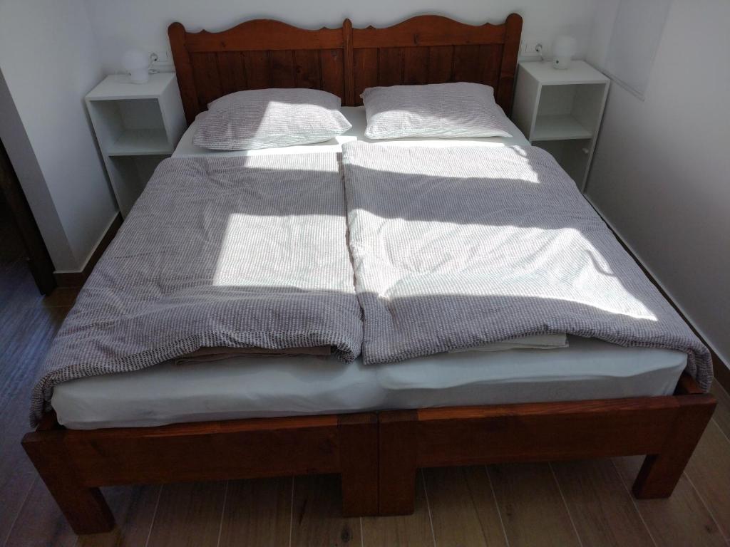 Postel nebo postele na pokoji v ubytování Pr' Hribar