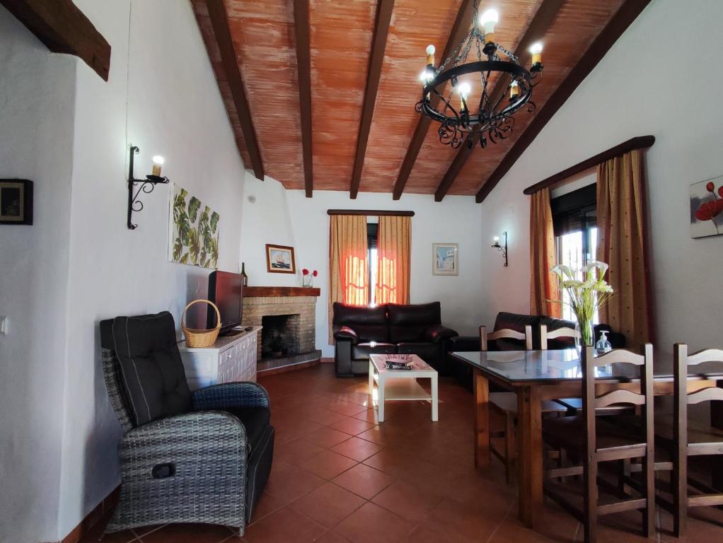 Posezení v ubytování El Cortijo de Pepa