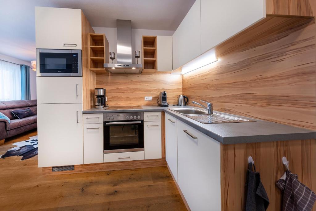 Kuchyňa alebo kuchynka v ubytovaní Appartement Pegasus Top 4