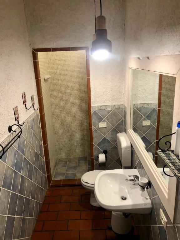 Kúpeľňa v ubytovaní Locanda Angelica