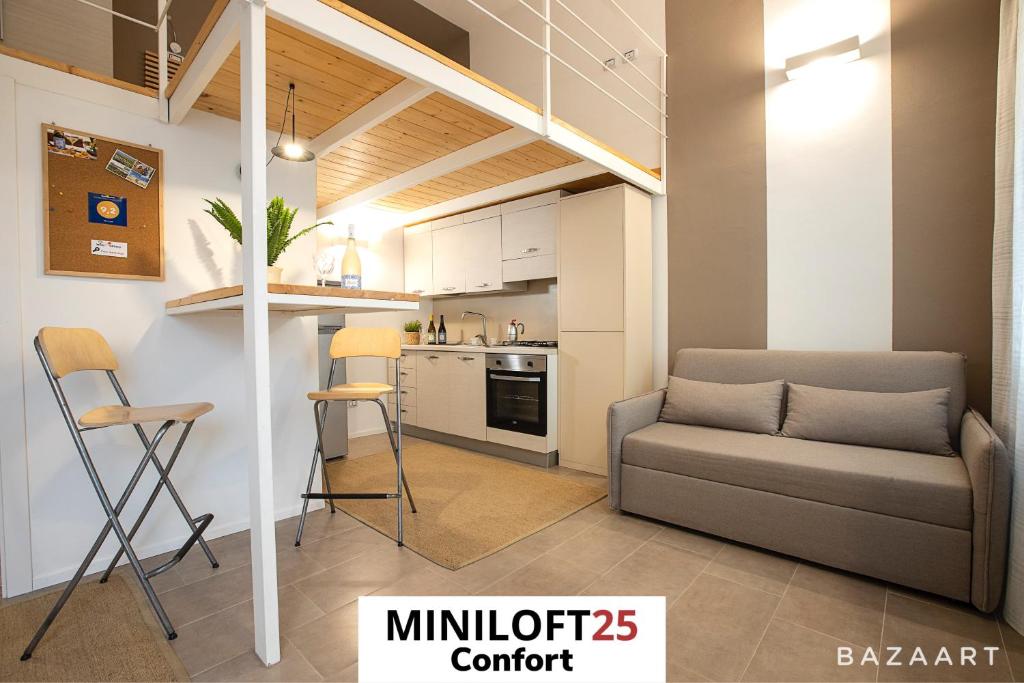 A kitchen or kitchenette at MiniLoft25