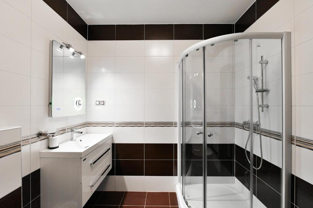 Koupelna v ubytování Apartmány Na Náměstí 85