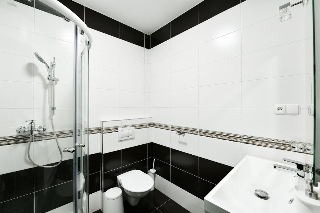 Koupelna v ubytování Apartmány Na Náměstí 85