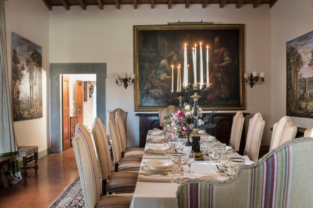 Posezení v ubytování VIESCA Suites & Villas Il Borro Toscana