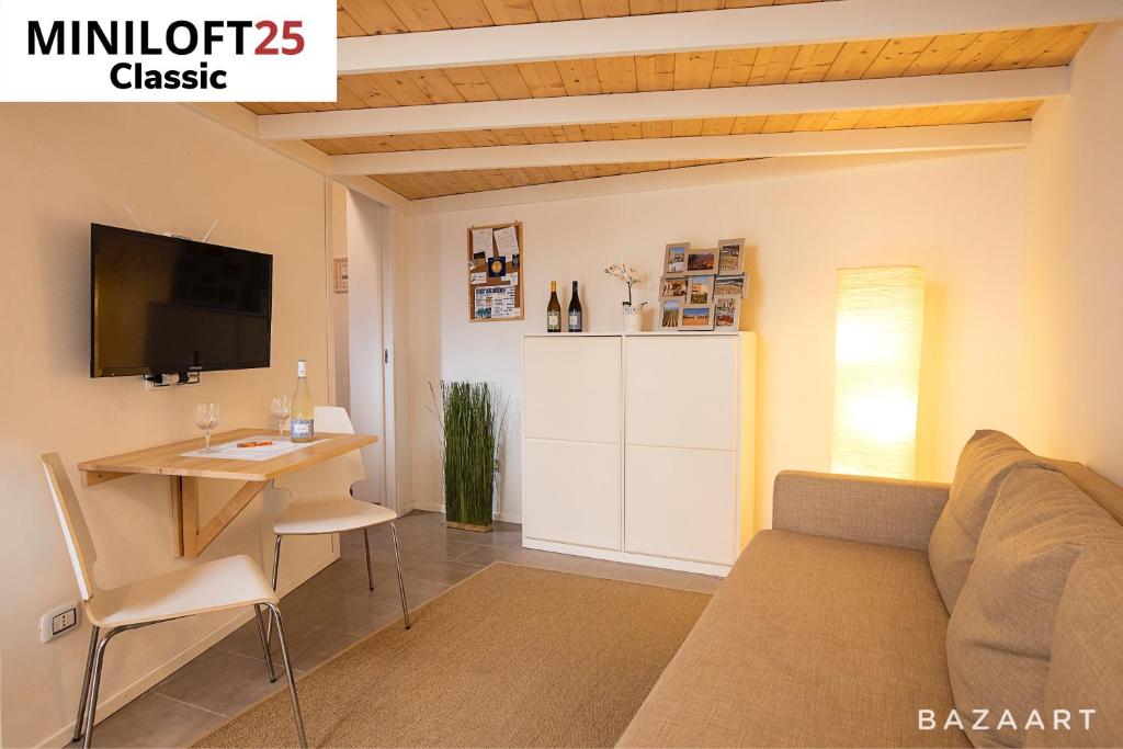 A television and/or entertainment centre at MiniLoft25