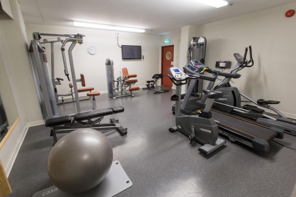 Fitness centrum a/nebo fitness zařízení v ubytování Quality Hotel Royal Corner