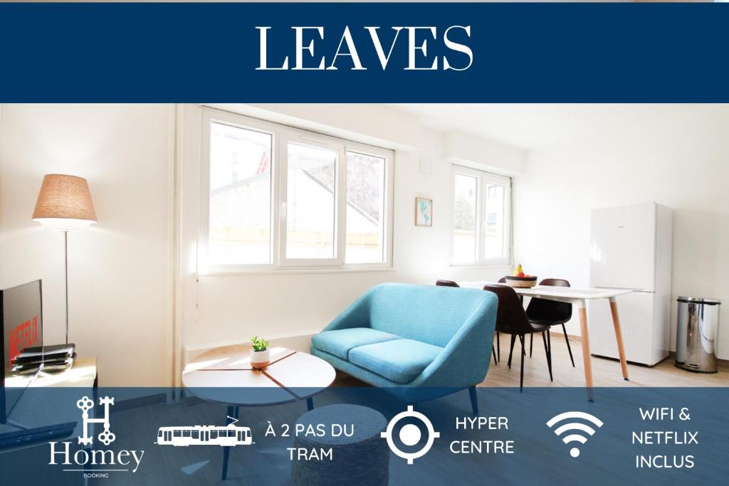 HOMEY LEAVES- NEW / Centre-ville / Proche gare et tramway pour Geneve - Housity