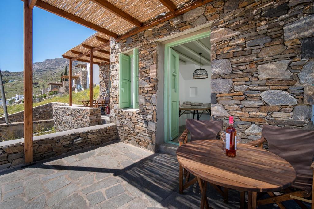 Balkón nebo terasa v ubytování SERIFOS BELLA VISTA 1
