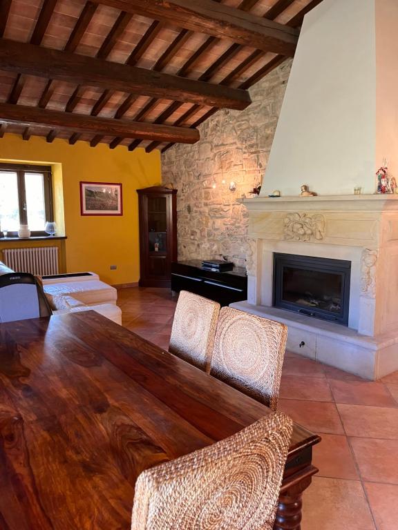 Część wypoczynkowa w obiekcie Agriturismo Ca'Verdeselle