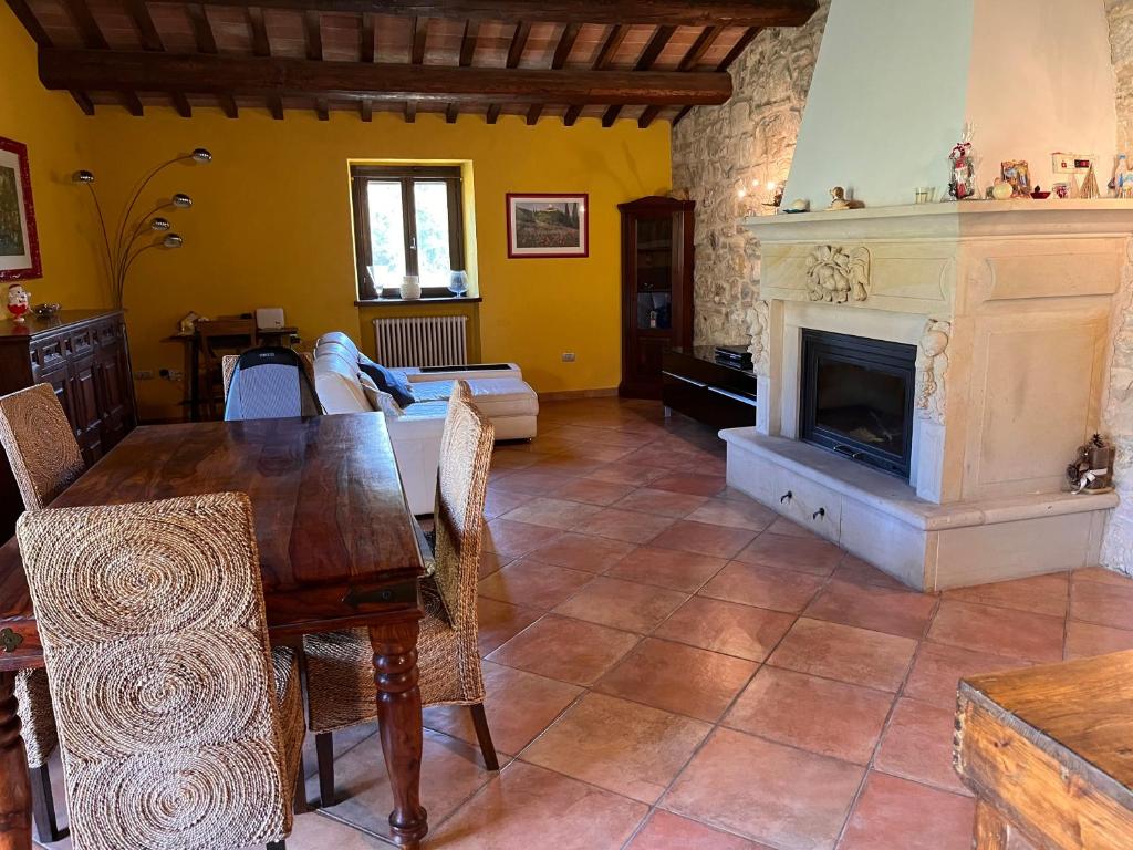 Część wypoczynkowa w obiekcie Agriturismo Ca'Verdeselle