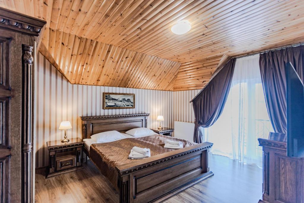 Postel nebo postele na pokoji v ubytování Guest House Villa Lamperti