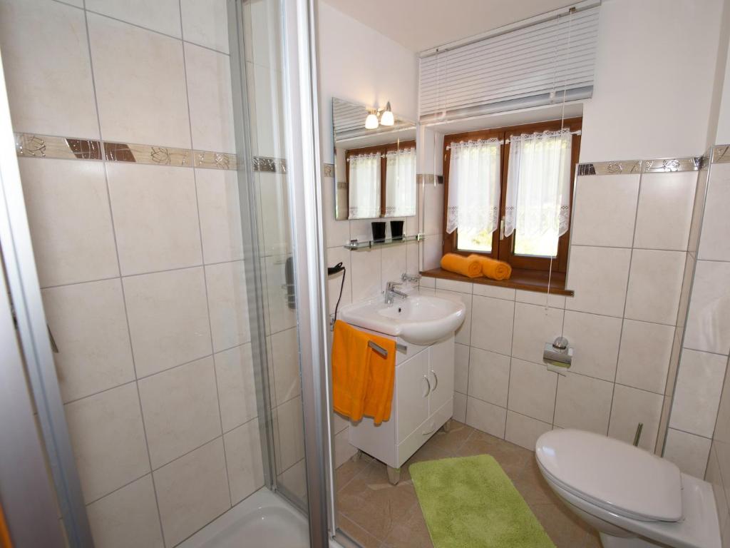 Kúpeľňa v ubytovaní Appartement Bergmeister