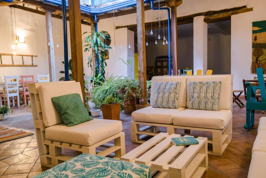 Posezení v ubytování Meraki Boutique Hostel