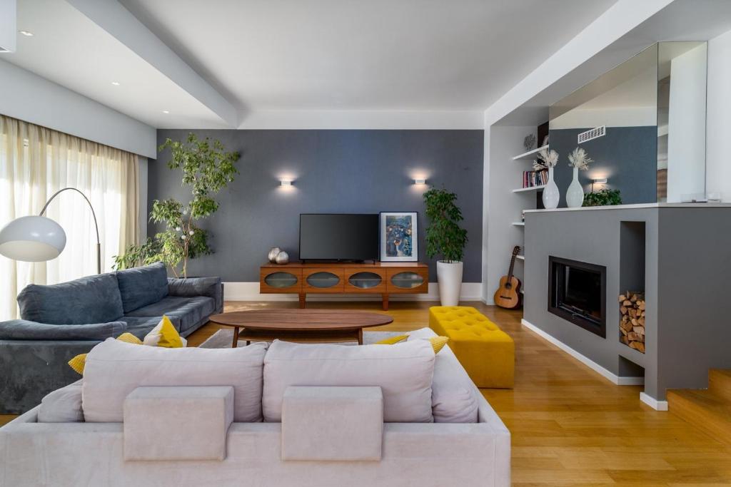 Posedenie v ubytovaní New - Villa Nina with private 32 sqm heated pool, 5 bedrooms, fun zone, 850m from the beach