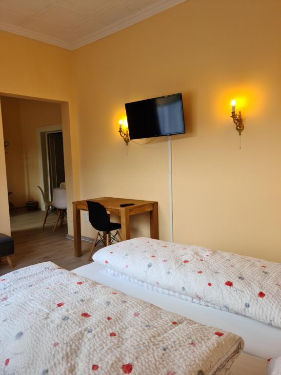 Pension Kreihe im Harz - Habitación Familiar Con Balcón